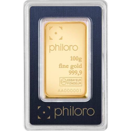 Goldbarren kaufen Philoro 100 g