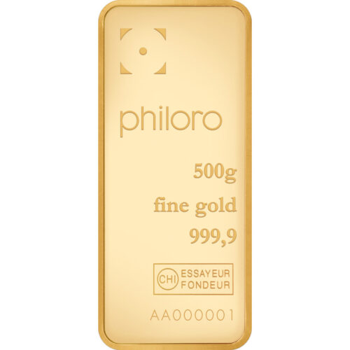 Goldbarren kaufen Philoro 500 g