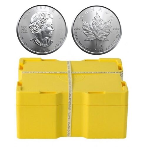 Silbermünzen kaufen Masterbox Maple Leaf