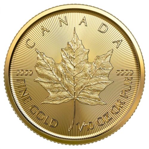 Goldmünzen kaufen Maple Leaf 1/10 oz