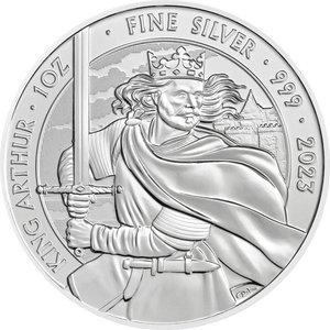 Silbermünzen kaufen King Arthur 1 oz Myths and Legends