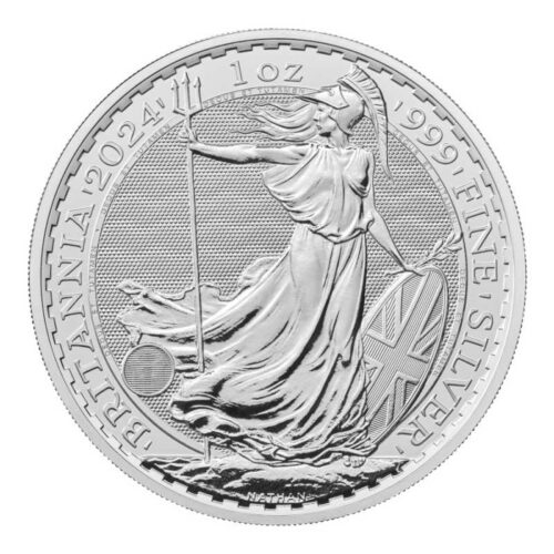 1 oz 999 Fine Silver Britannia Silbermünze 2024 King Charles lll kaufen