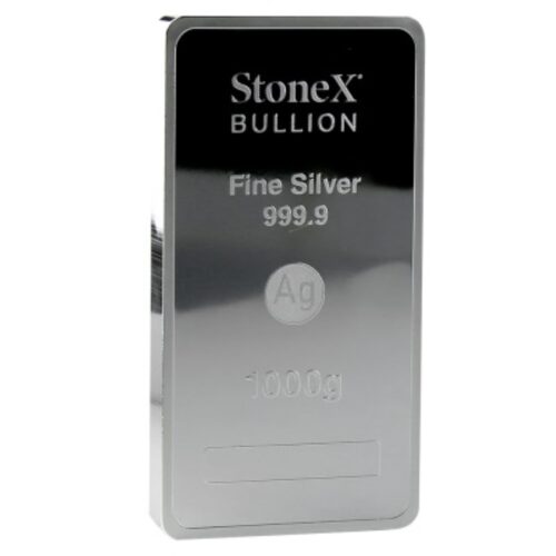 1 kg Fein Silber Münzbarren StoneX 2022– Nach §25a UStG differenzbesteuertes Silber kaufen & verkaufen
