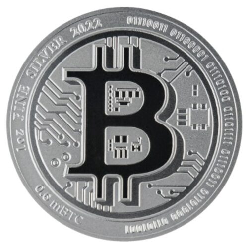1 oz Bitcoin Silbermünzen 2022 kaufen