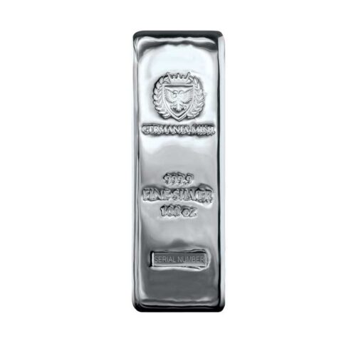 100 oz Silberbarren Germania Mint 999,9 Fine Silver kaufen