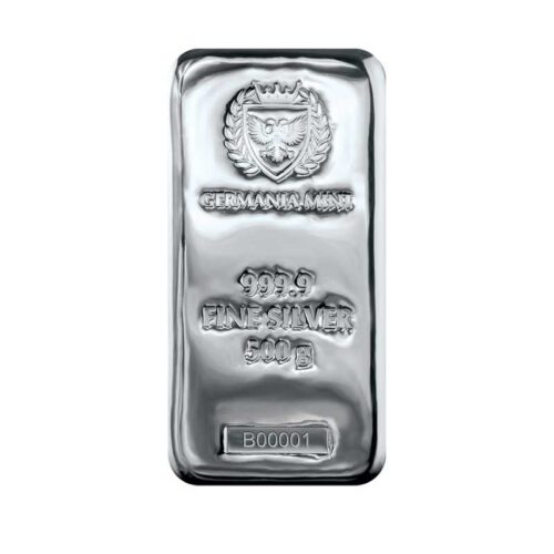 500 g Silberbarren kaufen Germania Mint